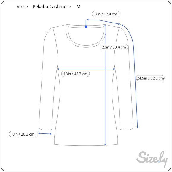 VINCE Women's Cashmere Cream Ribbed Shoulder Slit Belll Sleeve Sweater, Size M - Picture 8 of 8